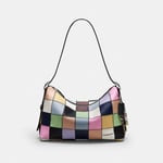 Track Stock of Alter/Ego Slouchy Shoulder Bag In Checkerboard Upcrafted Leather
