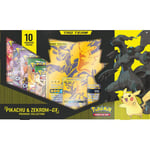 Track Stock of Pokemon Trading Card Game: Pikachu and Zekrom-GX Premium Collection GameStop Exclusive