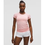 Track Stock of Swiftly Tech Short-Sleeve Shirt 2.0 *Hip Length - Bright Coral/Bright Coral - 20