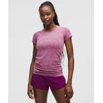 Track Stock of Swiftly Tech Short-Sleeve Shirt 2.0 *Hip Length - Chilled Grape/Pink Haze - 2