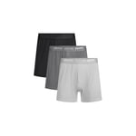Track Stock of Skims Stretch Mens Knit Boxer 3 Pack - Gunmetal Multi - L