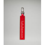 Track Stock of Never Lost Keychain - Lululemon Red/White - ONE SIZE