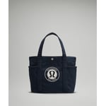 Track Stock of Daily Multi-Pocket Mini Canvas Tote Bag 6.5L - True Navy/Bone - ONE SIZE