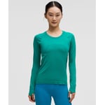 Track Stock of Swiftly Tech Long-Sleeve Shirt 2.0 *Waist Length - Sonic Teal/Sonic Teal - 16