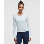 Track Stock of Swiftly Tech Long-Sleeve Shirt 2.0 *Waist Length - Powder Blue/Powder Blue - 8