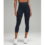 Track Stock of Lululemon Fast and Free High-Rise Crop 23" *5 Pocket - True Navy