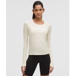 Track Stock of Swiftly Tech Long-Sleeve Shirt 2.0 *Waist Length - Light Ivory/Light Ivory - 16