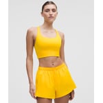 Track Stock of lululemon Energy Longline Bra *Medium Support, B-D Cups - Maize Yellow - 14