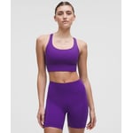 Track Stock of lululemon Energy Longline Bra *Medium Support, B-D Cups - College Purple - 4