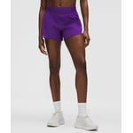Track Stock of Hotty Hot High-Rise Lined Short 4" - College Purple - 4