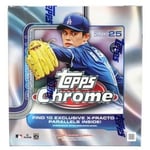 Track Stock of 2025 Topps MLB Chrome Baseball - Mega Box