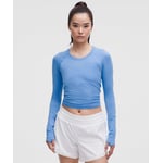 Track Stock of Swiftly Tech Long-Sleeve Shirt 2.0 *Waist Length - Pool Party/Pool Party - 20