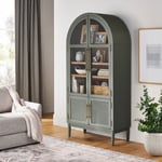 Track Stock of Member's Mark Enzo Storage Cabinet With Rattan Cabinet Doors - Green