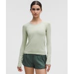 Track Stock of Swiftly Tech Long-Sleeve Shirt 2.0 *Waist Length - Fog Green/Fog Green - 6