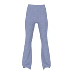Track Stock of All-Day Cotton™ Foldover Flare Leggings - Heather Dusty Iris Bling Rocker Capsule - XXL-Re