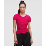 Track Stock of Swiftly Tech Short-Sleeve Shirt 2.0 *Hip Length - Pink Dragonfruit/Pink Dragonfruit - 0