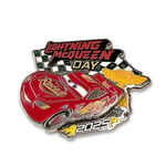 Track Stock of Lightning McQueen Day 2025 Pin – Cars – Limited Edition
