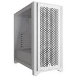 Track Stock of Corsair 4000D RGB Airflow ATX Computer Case - White