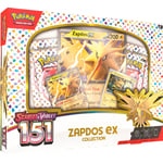 Track Stock of Pokemon Scarlet & Violet 3.5 Pokemon 151 Zapdos Ex Box