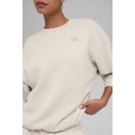 Track Stock of Alo Accolade Crew Neck Pullover - Bone - M