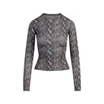 Track Stock of Skims Fits Everybody Long Sleeve T Shirt  - Shadow Snake Print