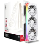 Track Stock of XFX RX-97TRGBBW9 Mercury AMD Radeon RX 9070XT OC Gaming White Edition with RGB 16GB GDDR6,