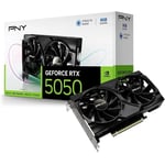 Track Stock of PNY GeForce RTX 5050 8GB Dual Fan GPU DLSS 4