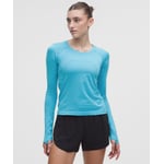 Track Stock of Swiftly Tech Long-Sleeve Shirt 2.0 *Waist Length - Fresco Blue Tone/Fresco Blue Tone - 14