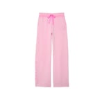 Track Stock of PINK x LoveShackFancy Wide-Leg Sweatpants - Pink Lollipop - M-Long