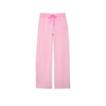 Track Stock of PINK x LoveShackFancy Wide-Leg Sweatpants - Pink Lollipop - XL-Long