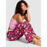 Track Stock of Flannel Sleep Pants - Pink Fire Ornaments - XL-Long