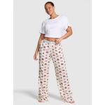 Track Stock of Flannel Sleep Pants - Winter White Christmas Cars - S-Regular