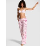 Track Stock of Flannel Sleep Pants - Pink Tulip Bows - S-Long
