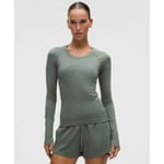 Track Stock of Swiftly Tech Long-Sleeve Shirt 2.0 *Waist Length - Palm Deco/Palm Deco - 0