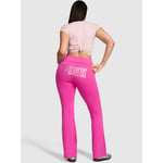 Track Stock of All-Day Cotton™ Foldover Flare Leggings - Limited Edition Pink Fire Bling - XS-Regular