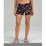 Track Stock of Hotty Hot Low-Rise Lined Short 4" - Veiled Floral Black Multi/Black - 10