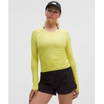 Track Stock of Swiftly Tech Long-Sleeve Shirt 2.0 *Waist Length - Serene Blue/Daisy Glow - 12