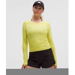 Track Stock of Swiftly Tech Long-Sleeve Shirt 2.0 *Waist Length - Serene Blue/Daisy Glow - 20