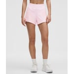 Track Stock of Hotty Hot High-Rise Lined Short 4" - Pink Organza - 14