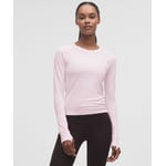Track Stock of Swiftly Tech Long-Sleeve Shirt 2.0 *Waist Length - Diamond Drop Blissful Pink - 6