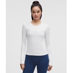 Track Stock of Swiftly Tech Long-Sleeve Shirt 2.0 *Waist Length - Diamond Drop White - 4