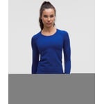 Track Stock of Swiftly Tech Long-Sleeve Shirt 2.0 *Waist Length - Deep Sea Blue/Deep Sea Blue - 14