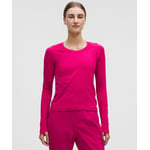 Track Stock of Swiftly Tech Long-Sleeve Shirt 2.0 *Waist Length - Calypso Pink/Calypso Pink - 16