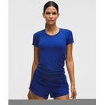 Track Stock of Swiftly Tech Short-Sleeve Shirt 2.0 *Hip Length - Deep Sea Blue/Deep Sea Blue - 20