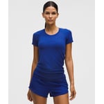 Track Stock of Swiftly Tech Short-Sleeve Shirt 2.0 *Hip Length - Deep Sea Blue/Deep Sea Blue - 8