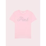 Track Stock of PINK x LoveShackFancy Campus Cotton™ Tee - Pink Lollipop Wash - L
