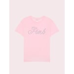 Track Stock of PINK x LoveShackFancy Campus Cotton™ Tee - Pink Lollipop Wash - XL