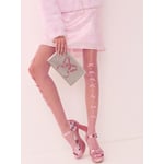 Track Stock of PINK x LoveShackFancy Wristlet Pouch - VS White Pink Lollipop - O/S