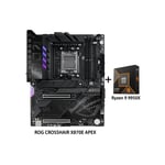 Track Stock of ASUS ROG CROSSHAIR X870E APEX Motherboard & AMD Ryzen 9 9950X CPU Combo, AMD AM5 ATX mothe
