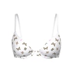 Track Stock of Wear Everywhere™ Push-Up Bra - White Butterfly Print - 40-DD (E)
